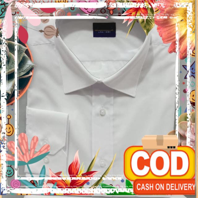 Arrow Kemeja Putih Pria Kerja Kantor Formal Lengan Panjang Bahan Katun 100% Original Arrow /jokowi
