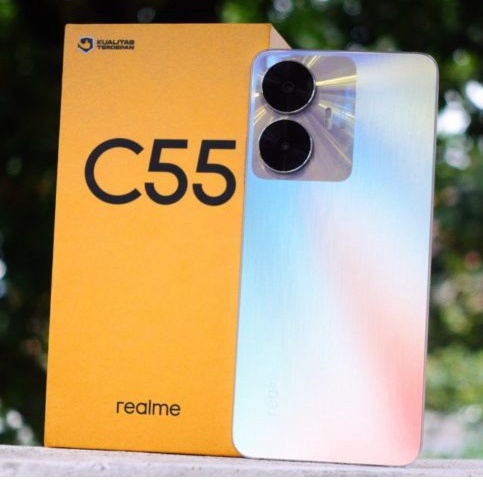 Realme C55 NFC 6/128 &amp; 8/256 GB Smartphone Handphone Android BNIB Garansi Resmi Realme 1 tahun