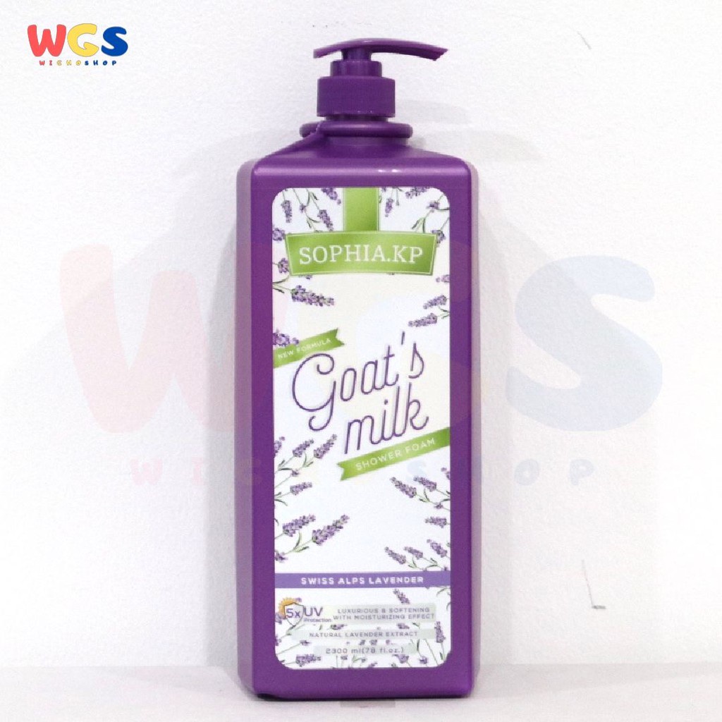 Sophia Kp Goats Milk Shower Foam Lavender 2.3 L - Sabun Mandi