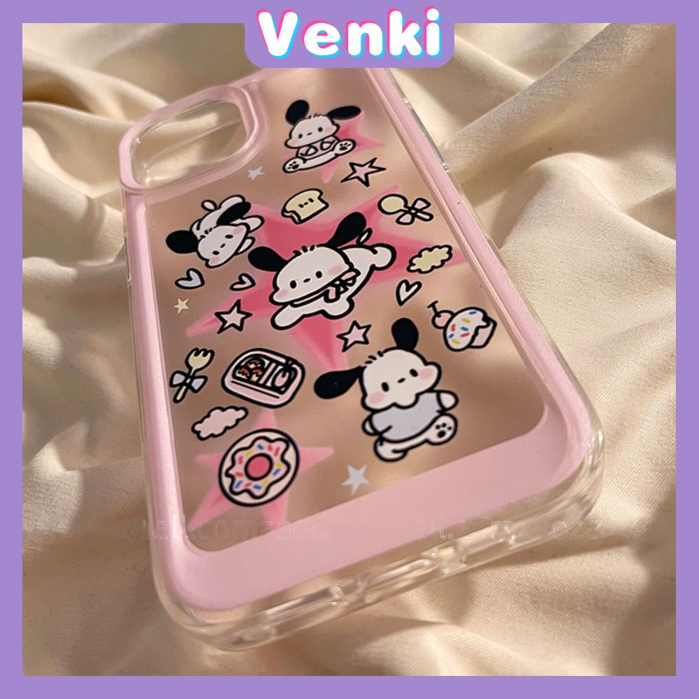 Case for iPhone 11 SOFT TPU Clear Space Case Cute Cartoon Puppy Case Plating Buttons Camera Protection ShockProof for iPhone 14 13 12 12 Plus 6 8 Plus XR XSS