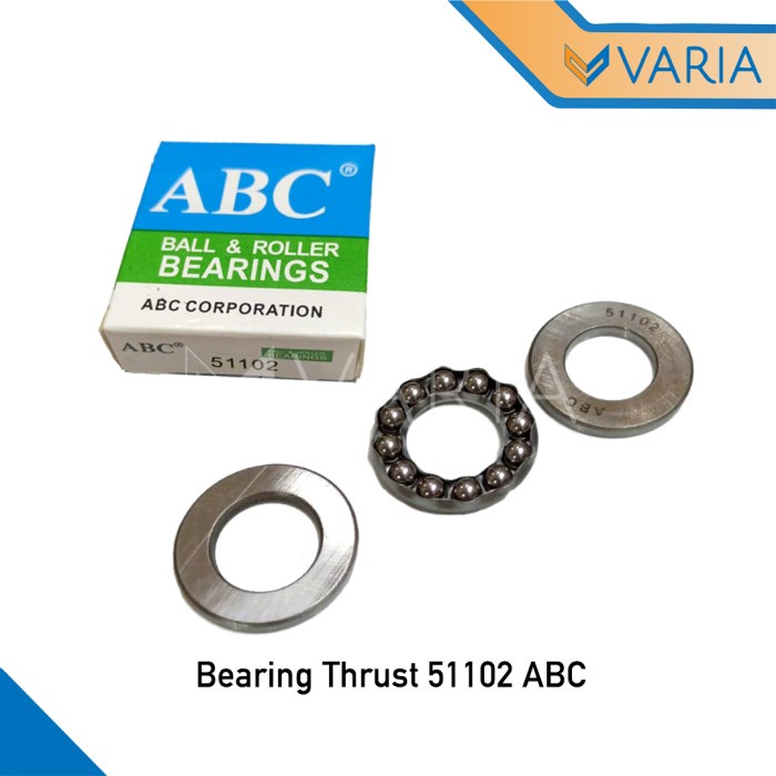 Thrust Bearing 51102 ABC 15 x 28 x 9 mm Ball &amp; Roller