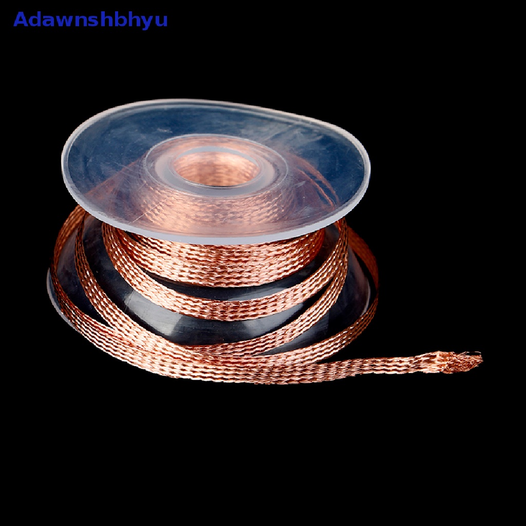 Adhyu 1Pc 2.0mm 2.5mm 3Meter Kawat Las Desoldering Kepang Solder Remover Wick Wires ID