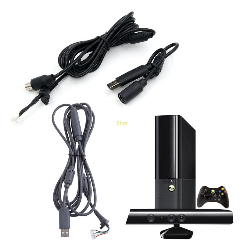 Btsg Kabel Interface controller Wired 4pin Dengan Breakaway USB Untuk Aksesoris controller Xbox360 Plug Dan for Play