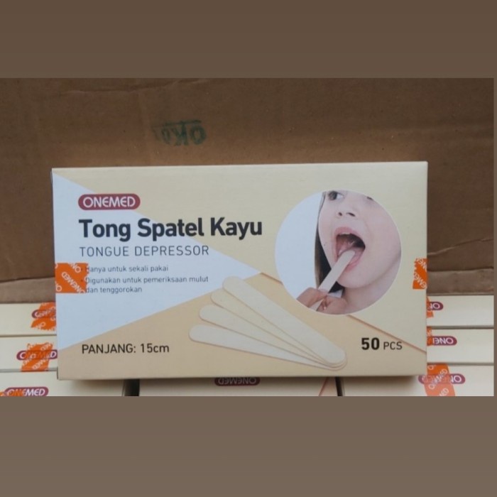 Tong Spatel Kayu/ Spatula Lidah Kayu/ Tongue Spatel/ Tongue Depressor
