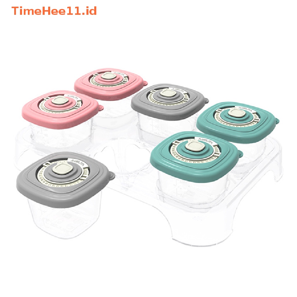 Timehee 120ml Dispensing Crisper Box Tebal Sealed Food Box Kotak Penyimpanan Makanan Bayi ID