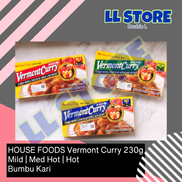 

[Bumbu Dapur] HOUSE FOODS Vermont Curry 230g - Medium Hot