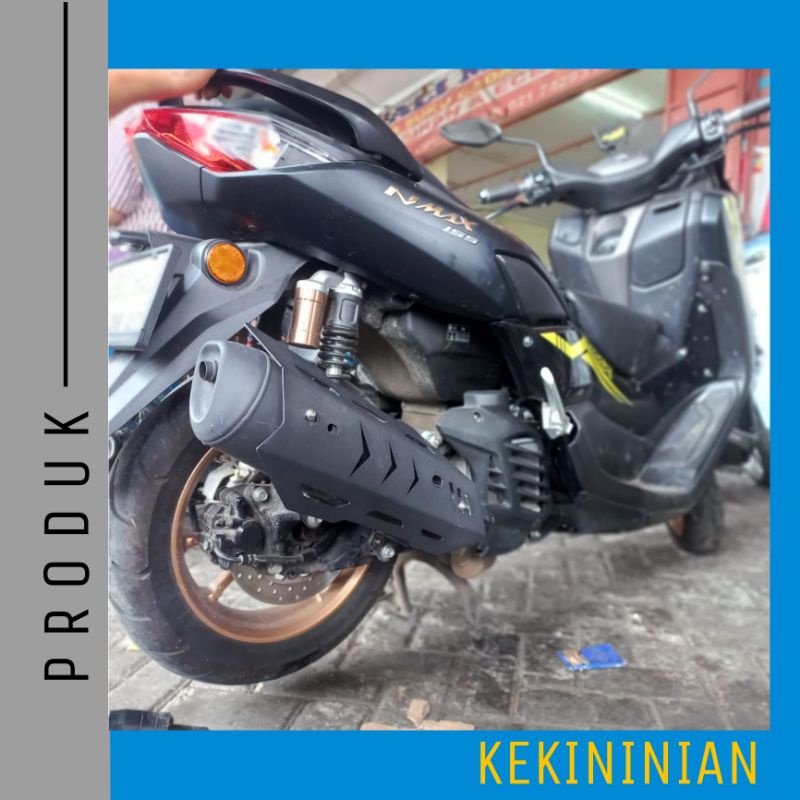 Cover Tutup Knalpot New Nmax 2020 2021 2022 2023 Model Robot Besi Kuat Awet