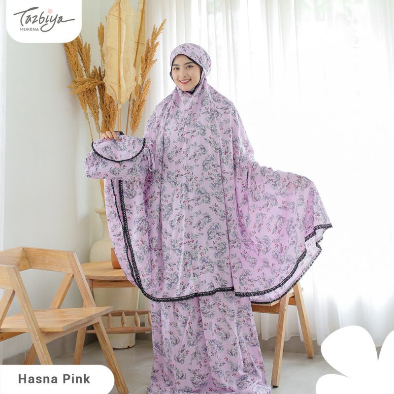 Mukena Tazbiya Allover Hasna Series Allsize