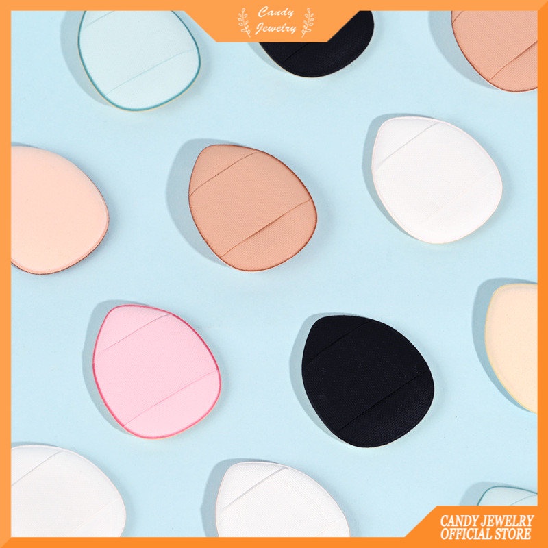 Fingertip air cushion mini finger powder puff face concealer loose powder makeup Kering Dan Basah Perhiasan Permen Penggunaan Ganda