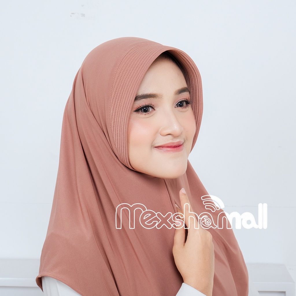 Jilbab Sport  Ameena | Kerudung Sport Menutup Dada | Hijab Instan Jersey Premium By Shamira