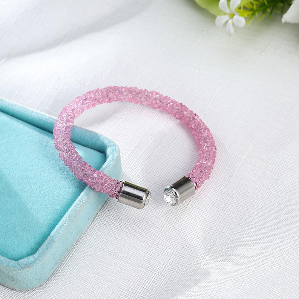 Gelang Kristal Fashion Retro Indah Open Bangles Bracelet Untuk Wanita Gadis Bracelet Untuk Wanita Aksesoris Perhiasan