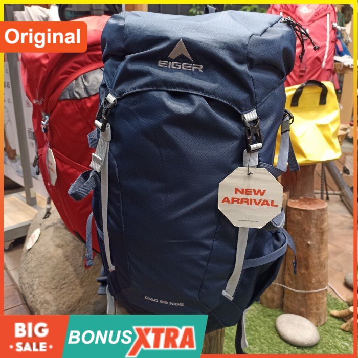 Tas Gunung Anak EIIGER1989 CIAO 22L KIDS RUCKSACK Carrier 91000 6935 Ori