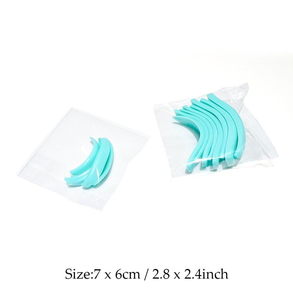 Nanas 7pasang Eyelash Perm Pad Eyelash Growth New Design Makeup Aksesoris 3D Pengangkat Bulu Mata Eyelash Extension Silicone