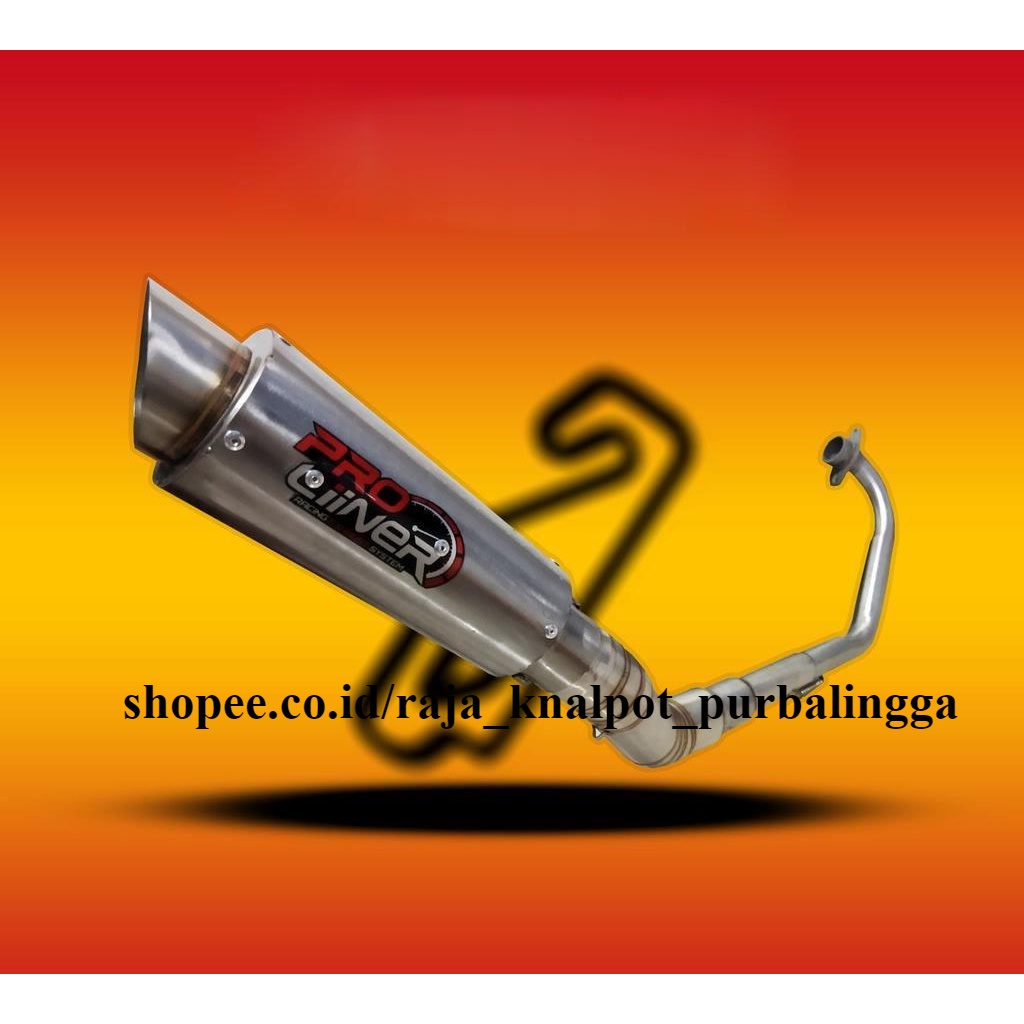 Knalpot Racing LEX FU MX KING  - PROLINER TR 1R Titan Short Full System ...