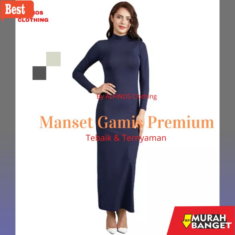 Tren baju lebaran wanita 2023- Manset Gamis | Manset Gamis Kaos | Baju Gamis Kaos | Manset Gamis Len