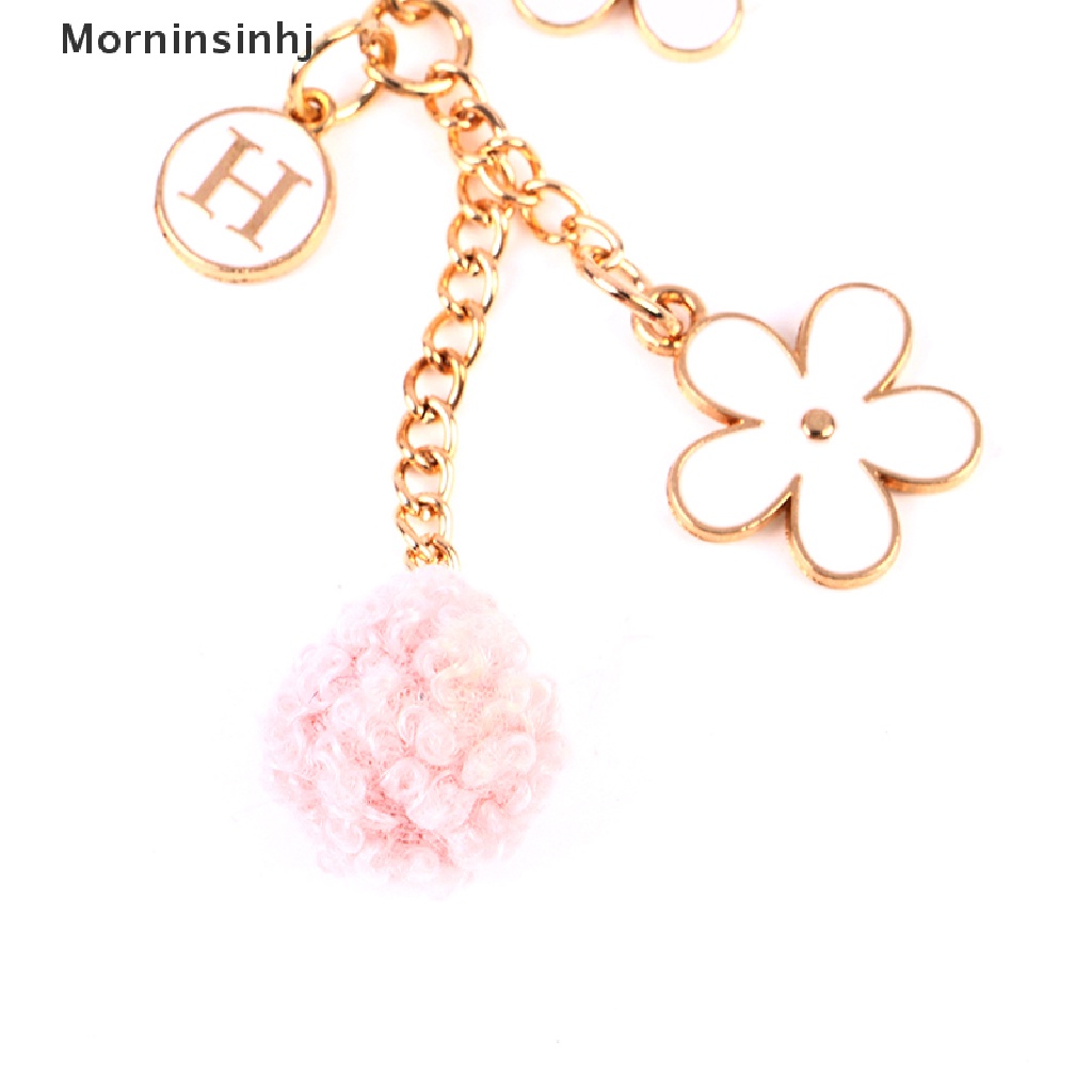 Mornin Cherry blossom Daisy Gantungan Kunci Bunga Lucu IOS Case Liontin Bunga Sakura id