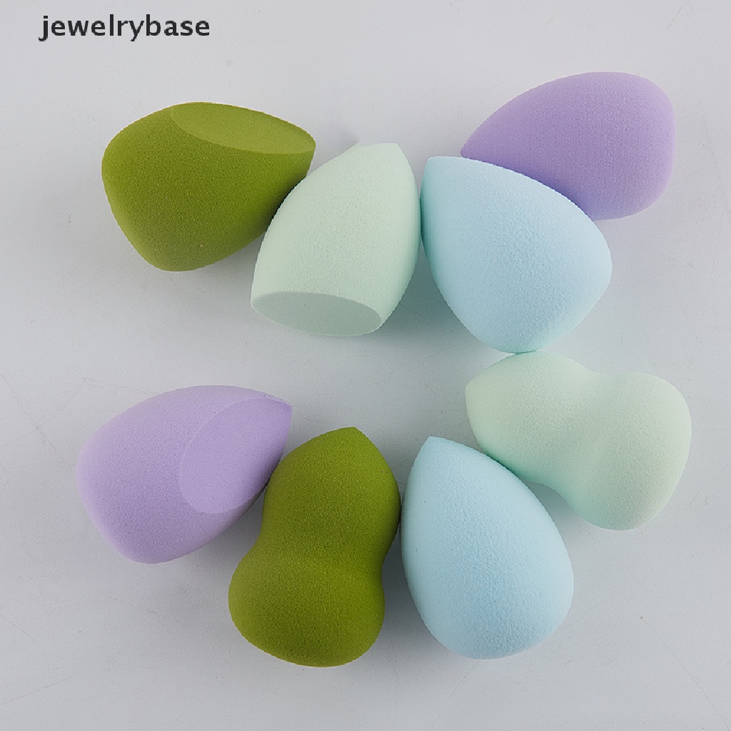 [jewelrybase] Colorful Lembut Tetesan Air Kecantikan Makeup Spons Kosmetik Bedak Puff Butik