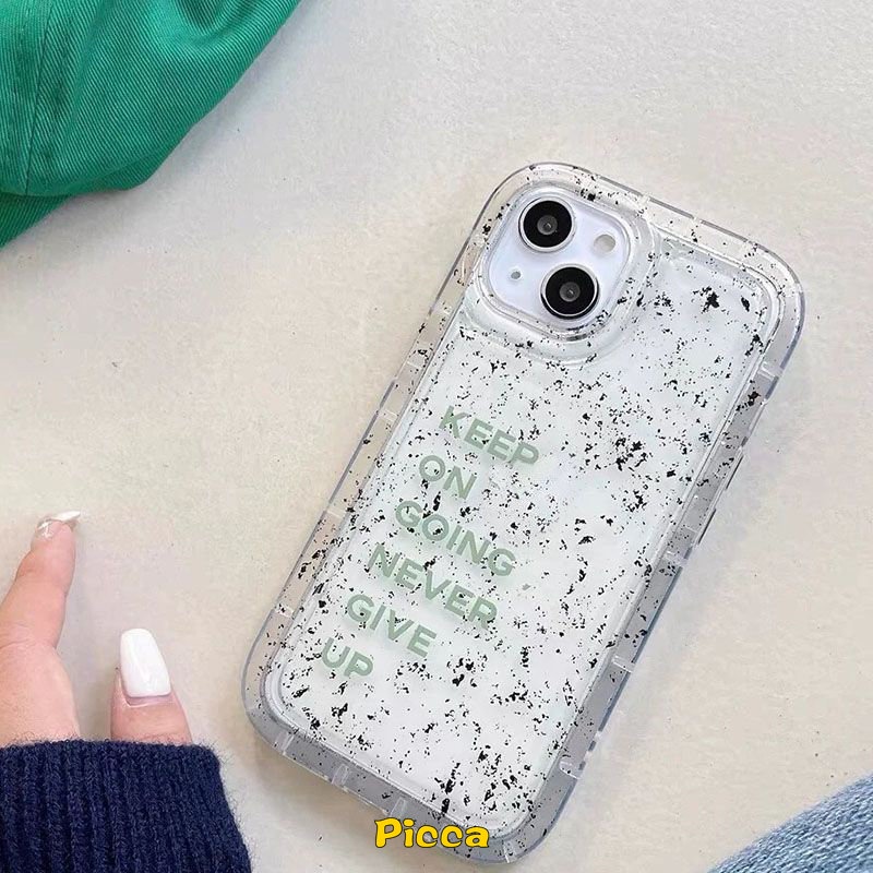 Oppo A17 A76 A96 A54S A12 A57 A5s A55 A15 A1K A16 A77s A77 A3s A53 A31 A16s A52 A5 A9 A92 A17K A16K A72 A74 A7 A16E A54 A95 Reno 4F 5warna Simple Tinta Bintik Bening Airbag Case