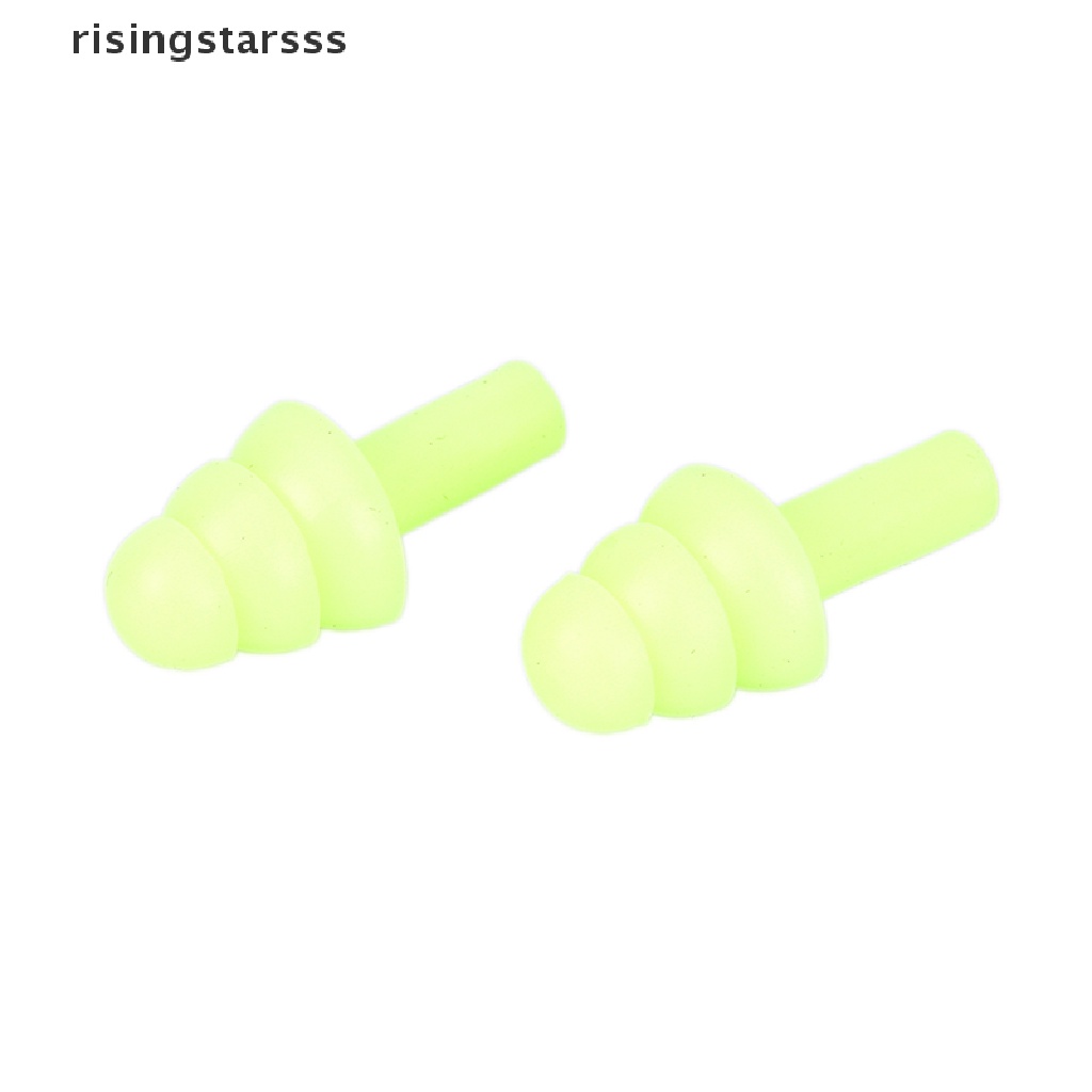 Rsid Span-new 10pasang Penyumbat Telinga Renang Silikon Lembut Anti-Noise Ear Plug Jelly