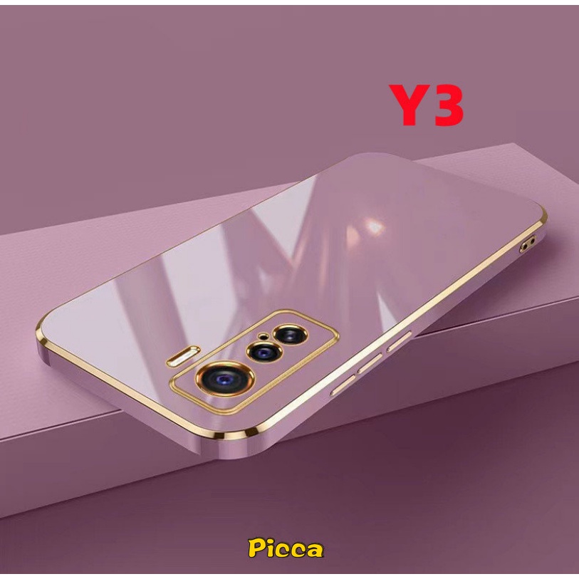 Untuk Samsung A50 A21s A52 A72 A52s A72 A03s A02s A50s A30s A20s A51 A71 Mewah Plating Tepi Lurus Electroplate Case Halus Warna Soild Glitter Lembut Ultra-Tipis Cover