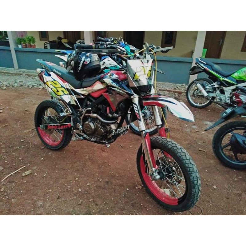 DECAL STIKER KLX FULL HOLOGRAM BISA CUSTOM DESAIN
