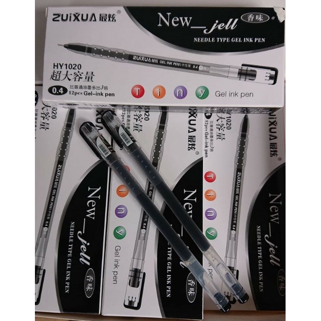 

Bolpoin zuixua new gel hitam {{ murah }}berkualitas 1 pak isi 12 pcs Mantap