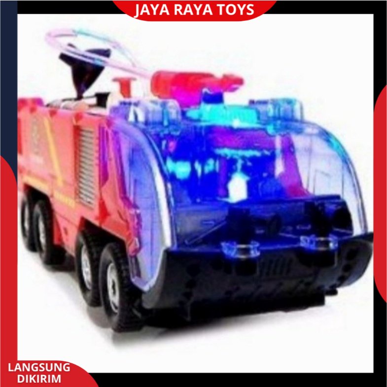 Mainan Anak Mobil Pemadam Kebakaran Bisa Semprot Air - SY732 Fire Squad Firemen Truck Terbaru