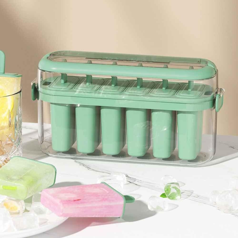 Solighter Cetakan Es Krim Dapur Rumah DIY Reusable Ice Pop Mold