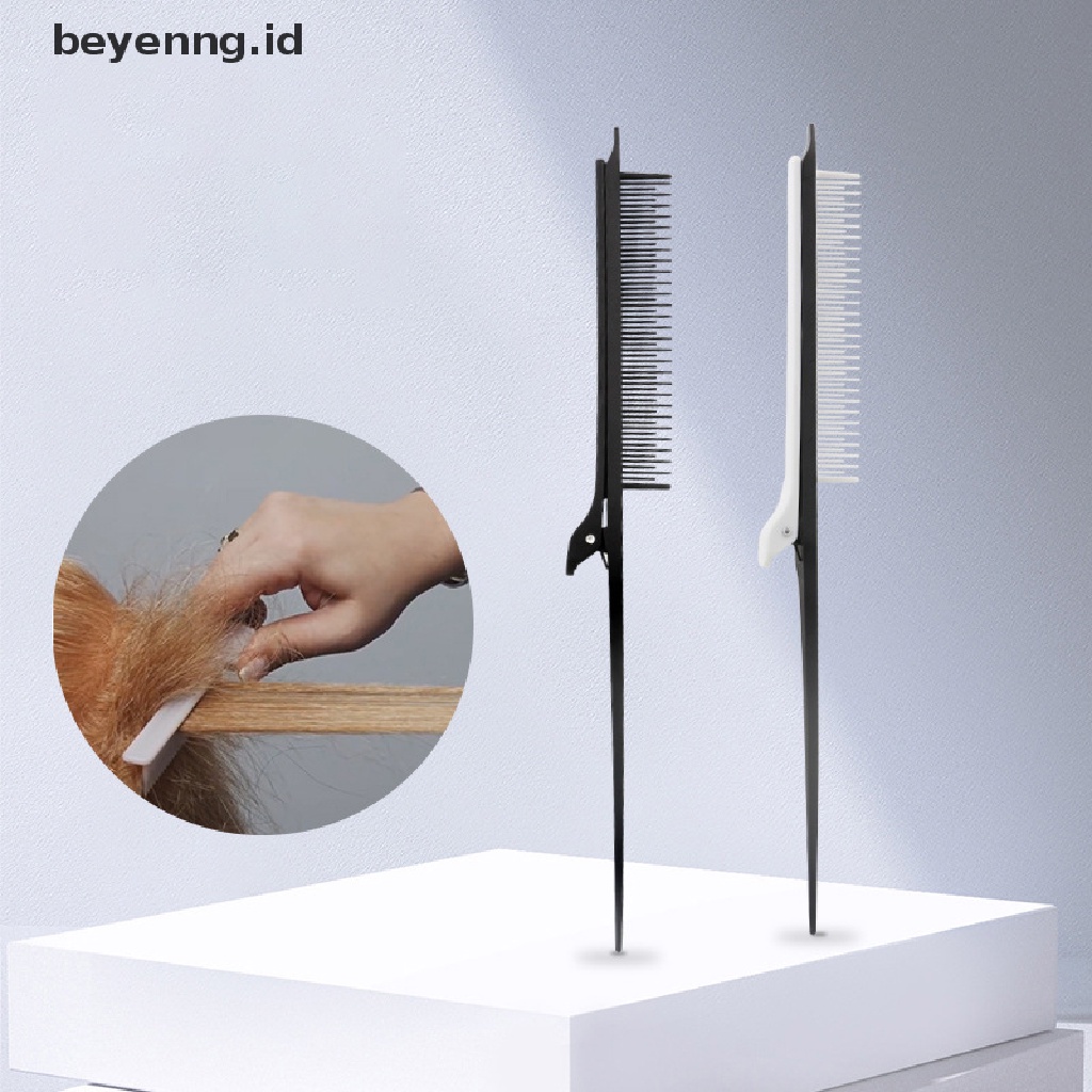 Beyen Hairdressing Sisir Rambut Highlight Foiling One-way Sectioning Weave Dengan Hair Clip ID