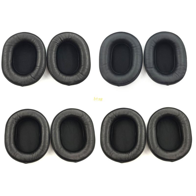 Bt Premium Ear Cushion Bantalan Telinga Sleeves Earpads forATH-SR30BT WS660BT, MSR7 MSR7b Pengganti Earpad Headphone