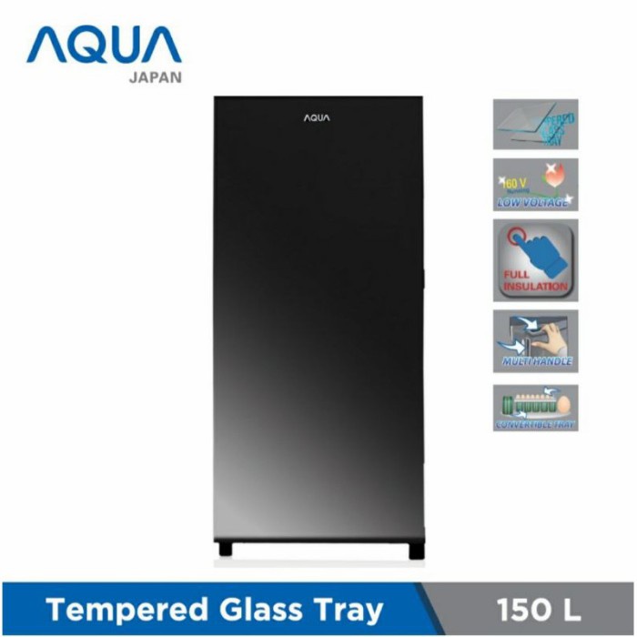 Kulkas Aqua 1 Pintu AQR D 181 DS (palembang)