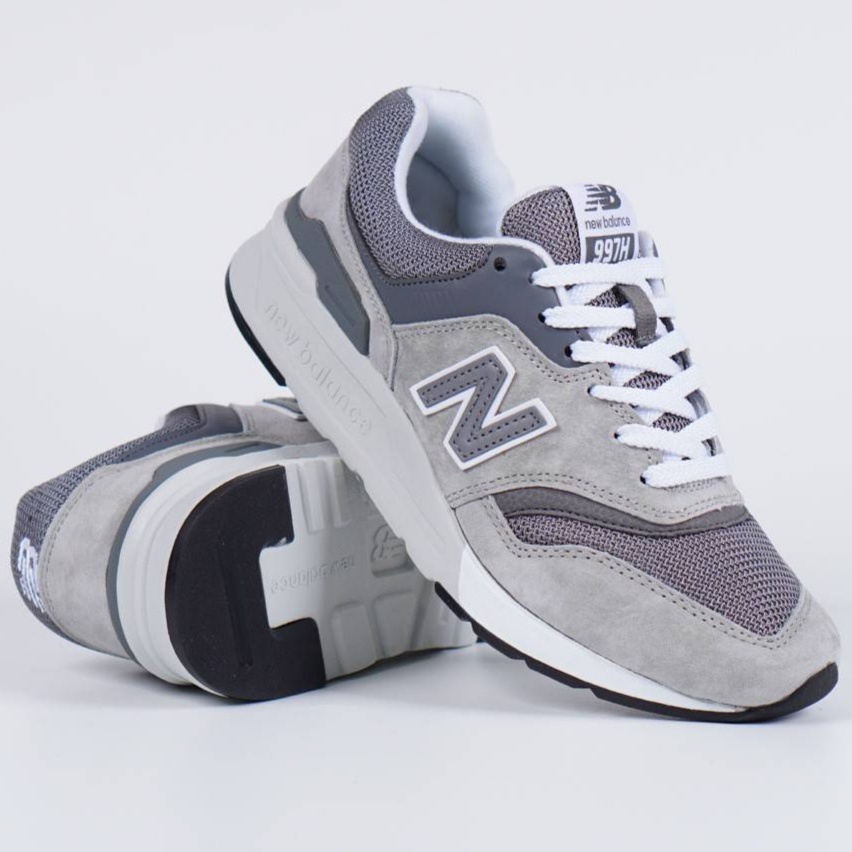 Sepatu New Balance 997 Grey Abu Sneakers Pria Olahraga Sport Lari Running NB MC997HCA 997H