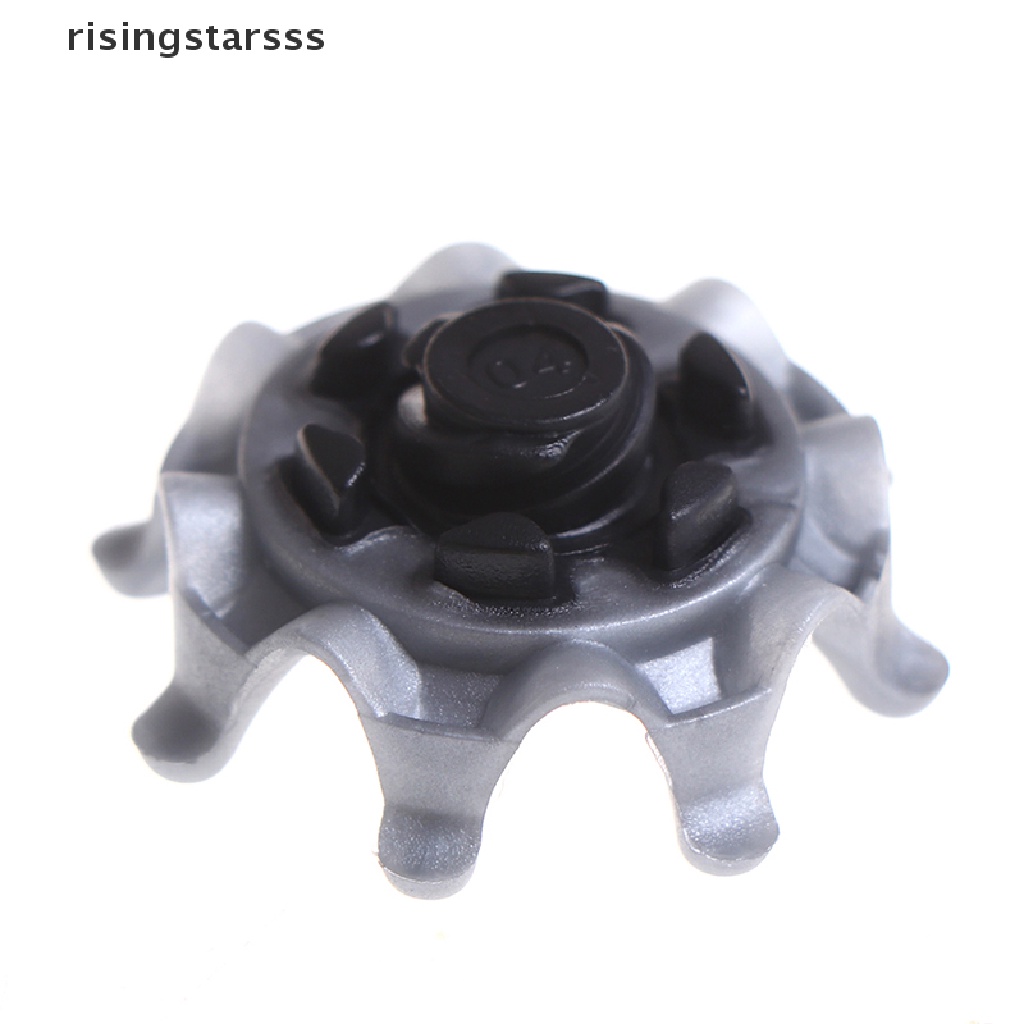 Rsid Span-new 14x Silver Sepatu Golf Paku Cepat Twist Studs Cleats Softspikes Untuk Footjoy Jelly