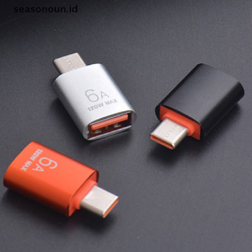 Seasonoun USB 3.0 Ke Tipe C Adapter OTG To USB C USB-A To Micro USB Type-C Connector.