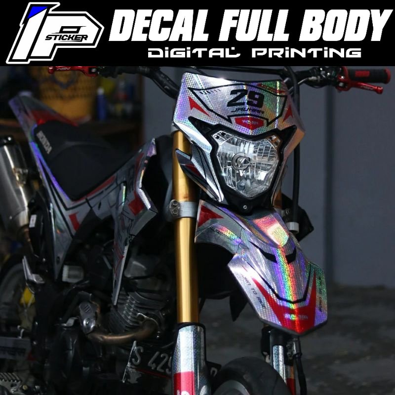 DECAL STIKER MOTOR CRF 150 L HOLOGRAM