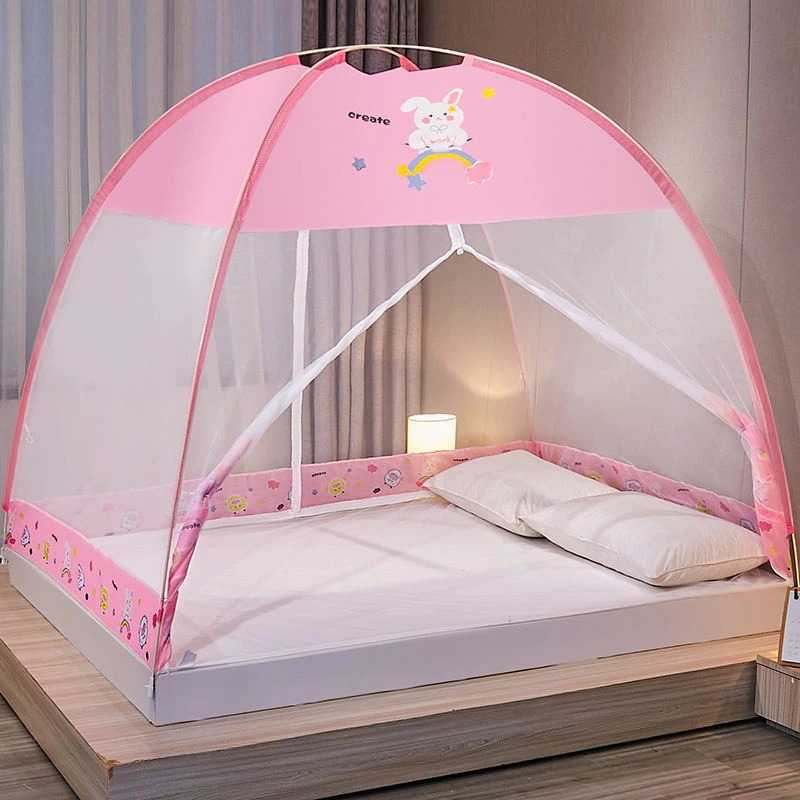 (BISA COD) FTIHSHP AOWEALM Jaring Anti Nuk Kelambu Kasur Mosquito Net 180x200cm - AS475