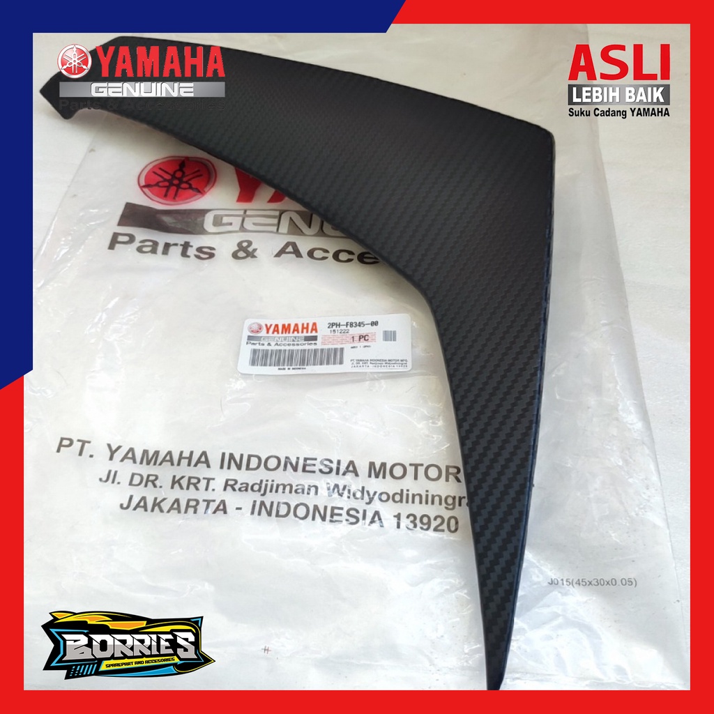 cover panel sayap luar bawah kiri Mio m3 Mio 125 2PH-F8345-00 asli ori