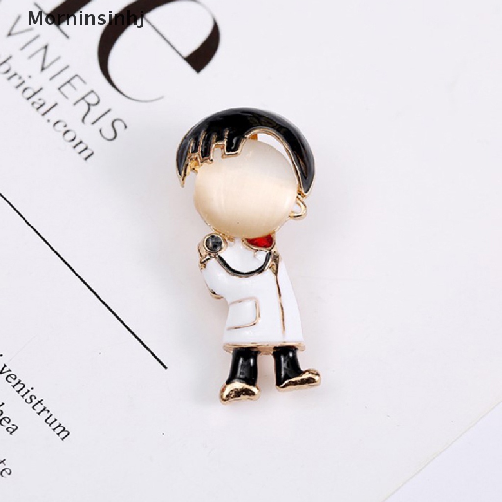 Mornin Paing Gadis Bros Untuk Wanita Opal Lucu Brooch Pin Fashion Anak id