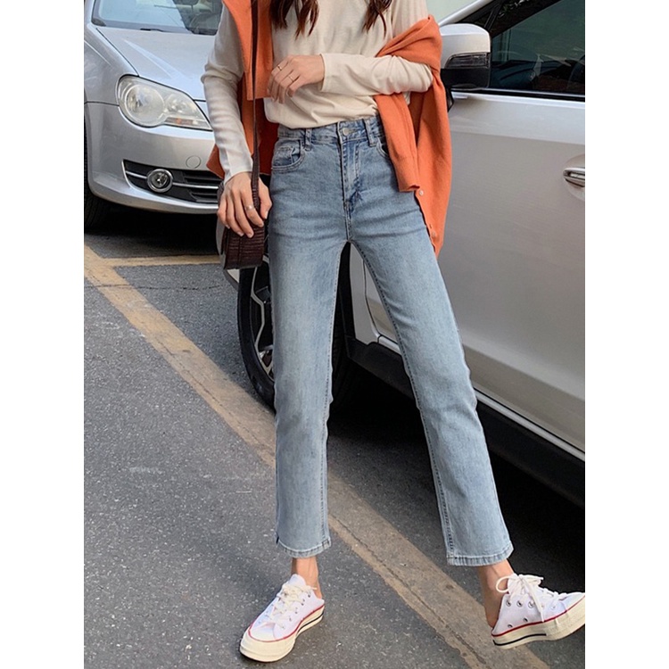 Skinny Jeans Wanita / HW Boyfriend Jeans Wanita /Ada Melar Celana Denim