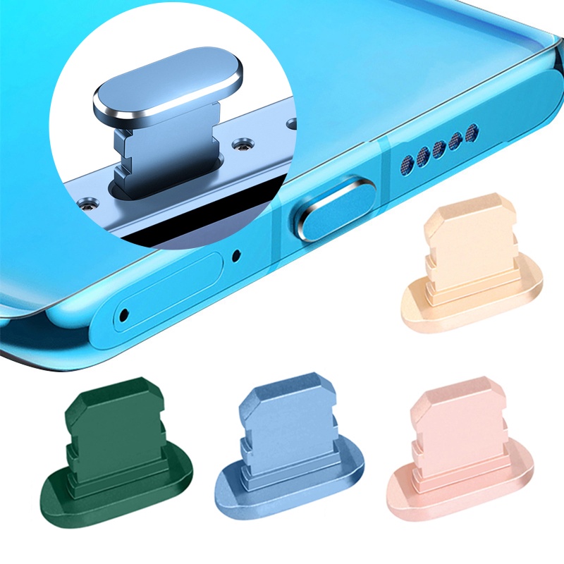 Aluminium Alloy IP Series Charging Port Plug Anti Debu/Penutup Anti Debu Untuk Aksesoris Ponsel IPhone