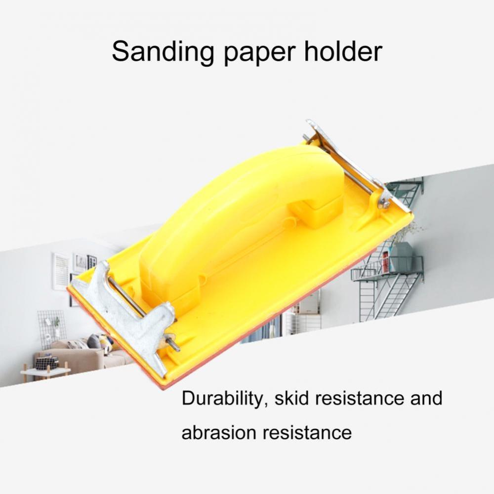 [Elegan] Amplas Holder Portable Dengan Pegangan Papan Dinding Hand Sander Poles Gerinda Sanding Block