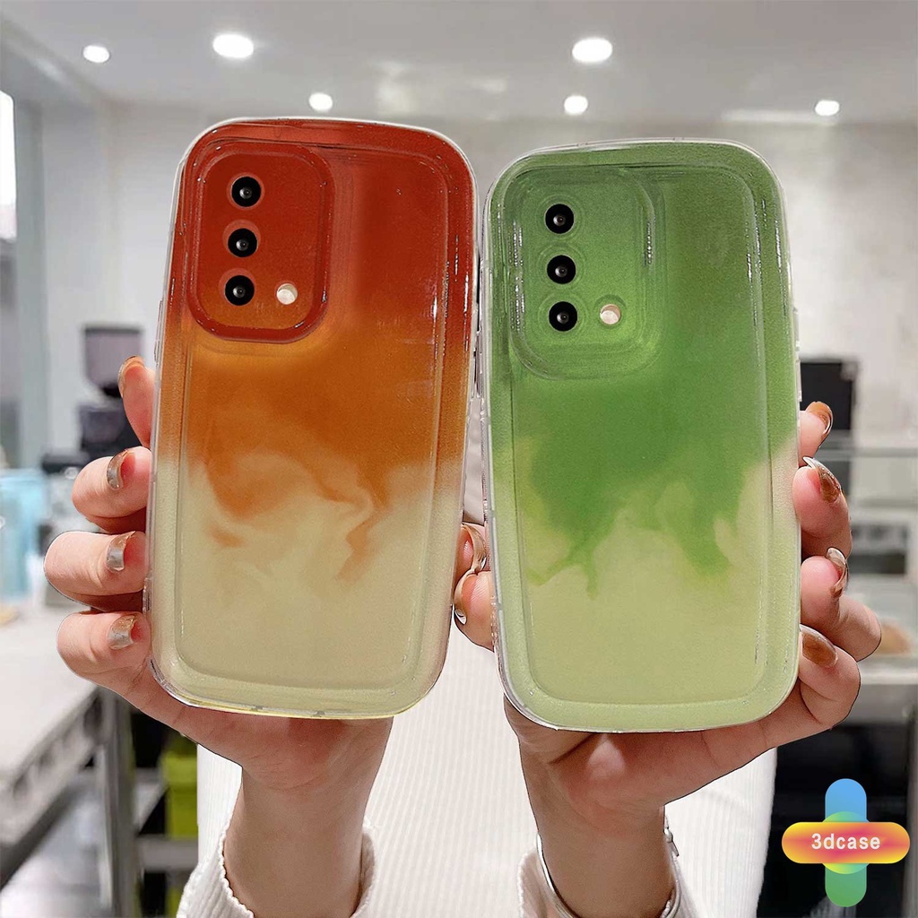 Case OPPO A17 A17K A54 A5S A57 A57S A57E A3S A15 A76 A96 A16 A95 A55 A7 A5 A9 A31 A53 A33 2020 A77S A12 A12S A1K A16E A16K A54S Reno 7 7Z 8Z 5 4 6 8 5F 5K 4F 4 5 06 Lite A74 A15S A52 A11K A92 A35 A36 A11 Watercolor Gradient Red Silicone Case