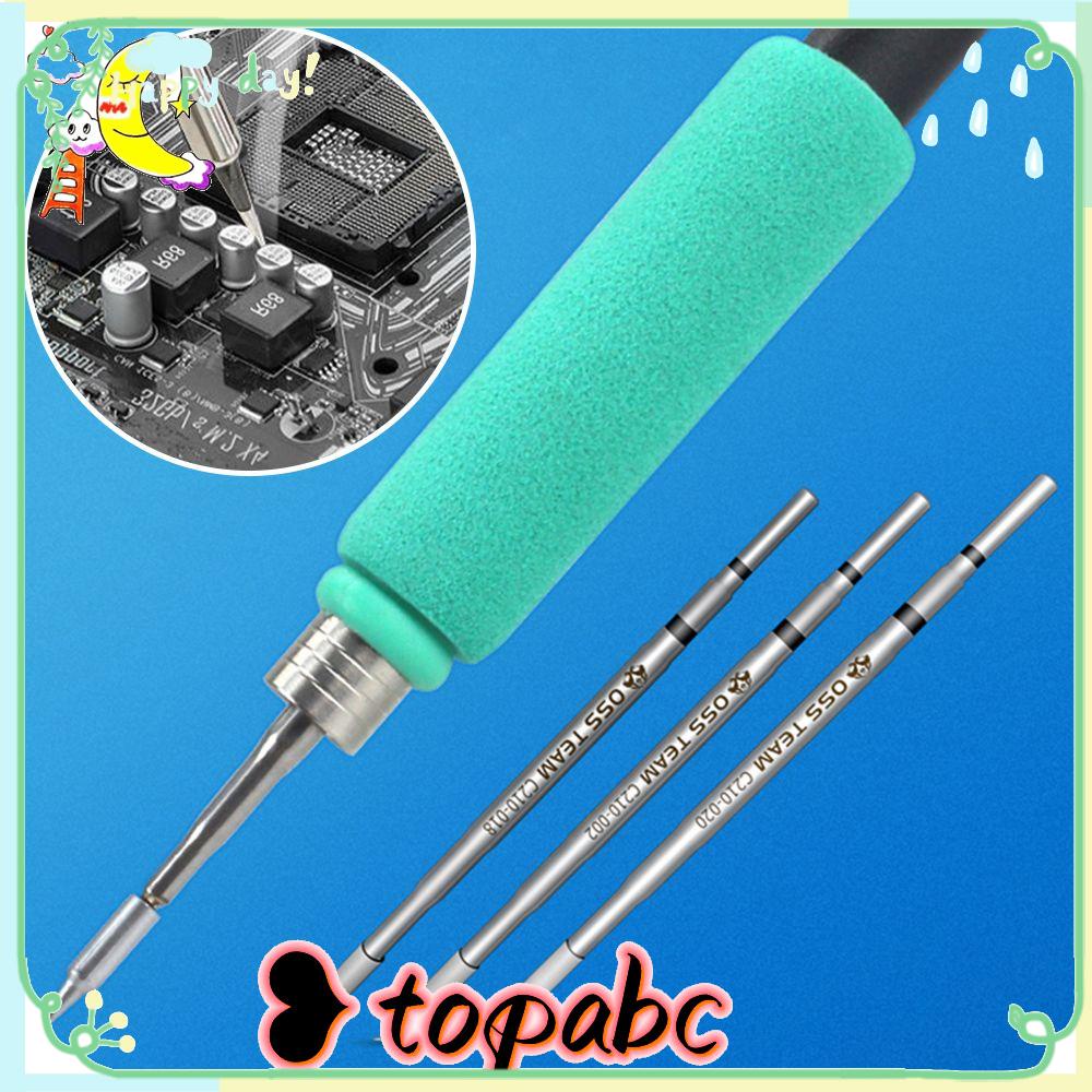 Top C210 Solder Listrik Iron Tips Head Untuk T26 T26D Soldering Station T210 Handle C210 Series Alat Las