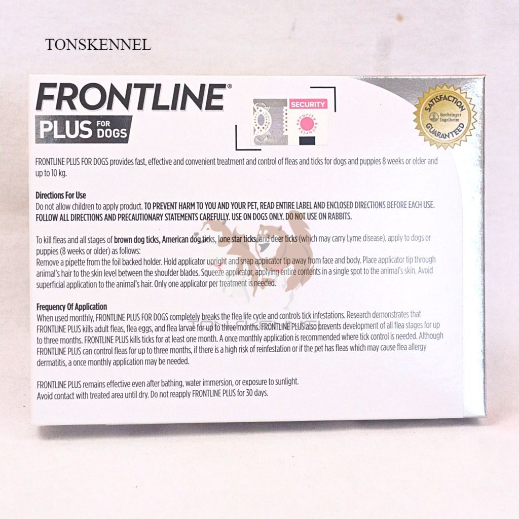 FRONTLINE Plus for Small Dog  0-10kg Obat Kutu Anjing 1pcs 10kg 10 kg Anjing Kecil