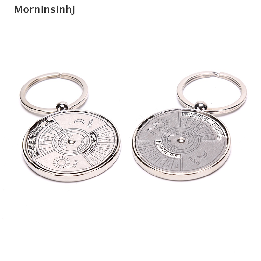 Mornin Gantungan Kunci Kalender Rings Astroy KeyChains Car Bag Pendant Keyring id