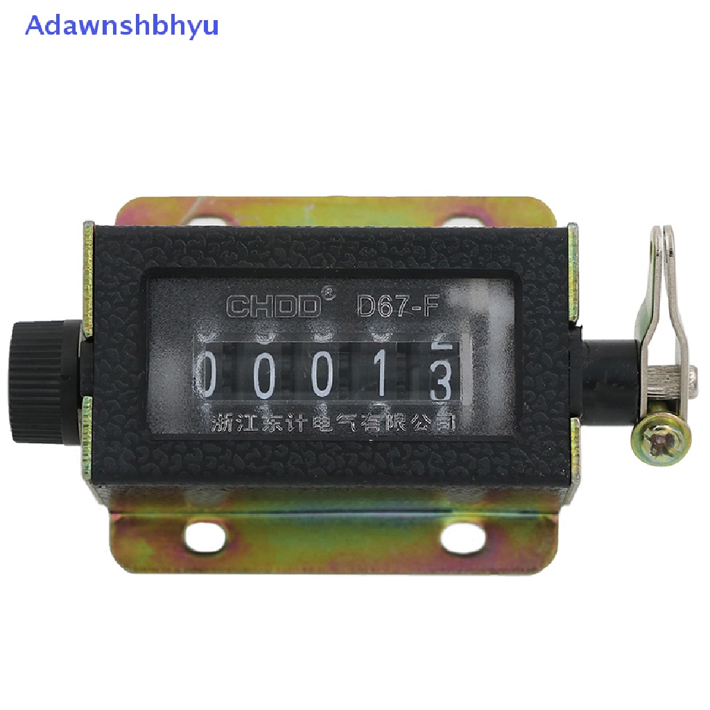 Adhyu Counter 0~9999 D67-F Mekanik New 5digi Tally Manual Tangan Klik ID