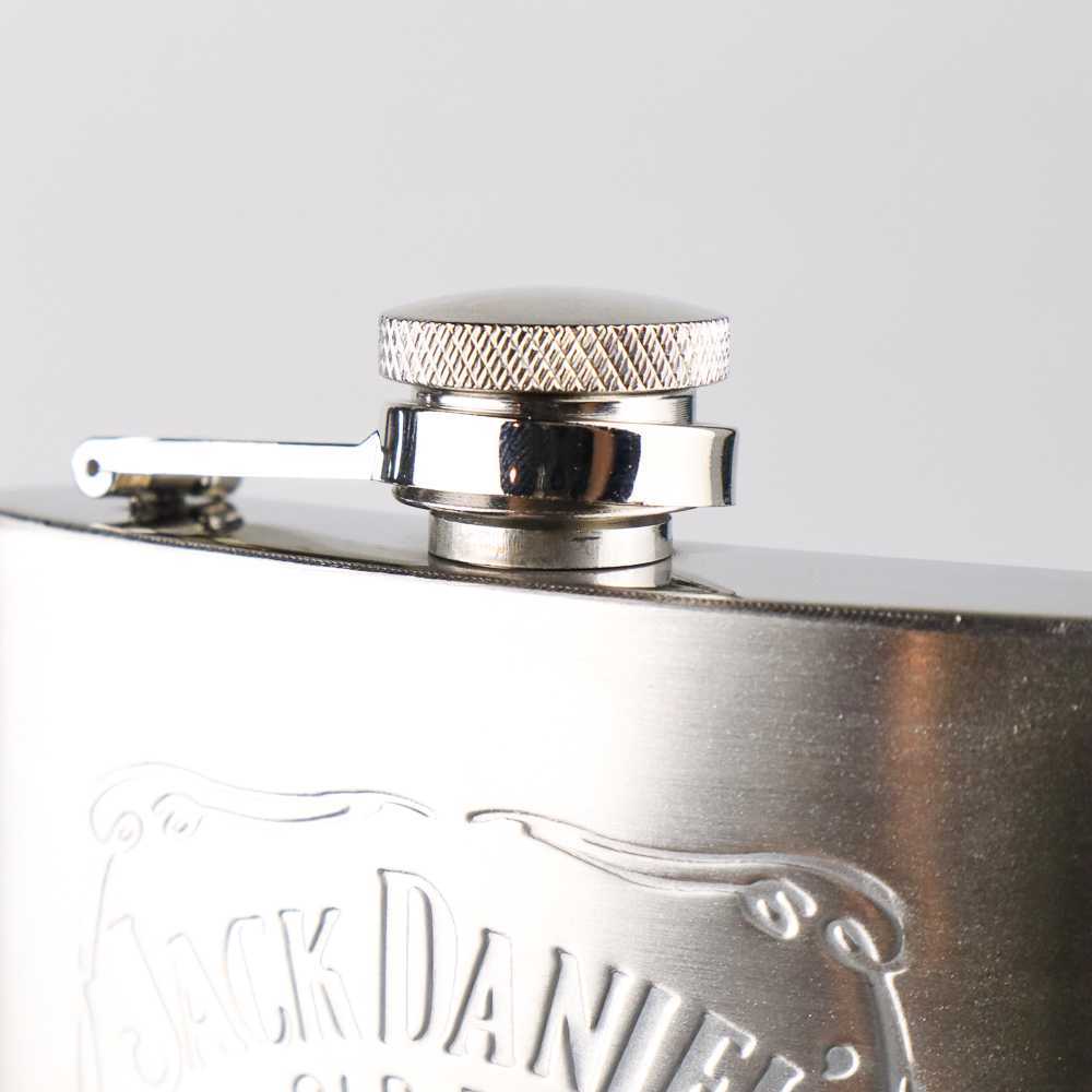 (BISA COD) FTIHSHP Hip Flask Stainless Steel 7 Oz