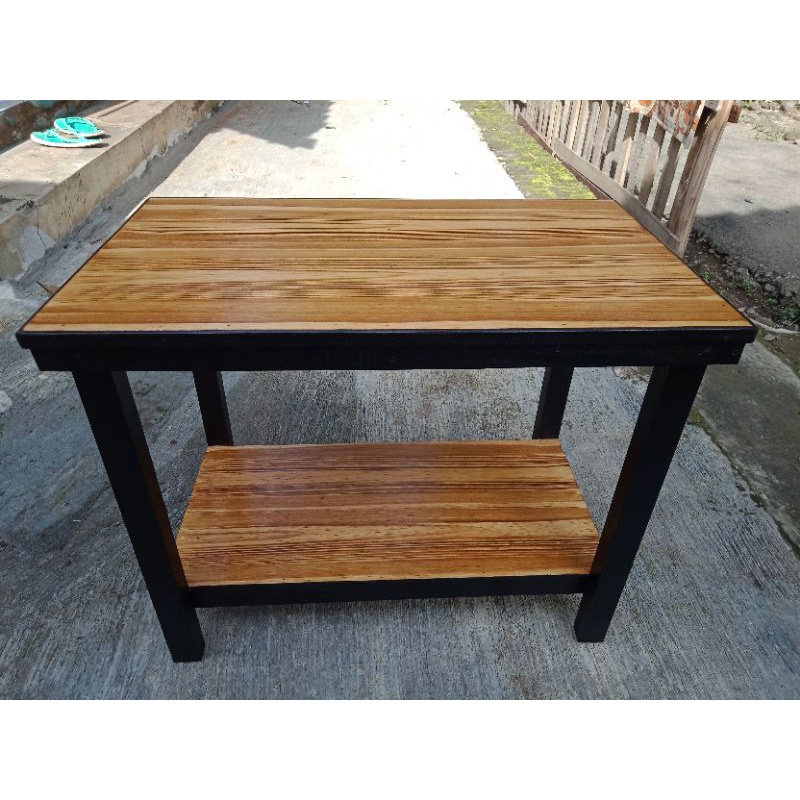 Meja kompor Meja tv Meja aquarium 80X40X60 bahan kayu solid