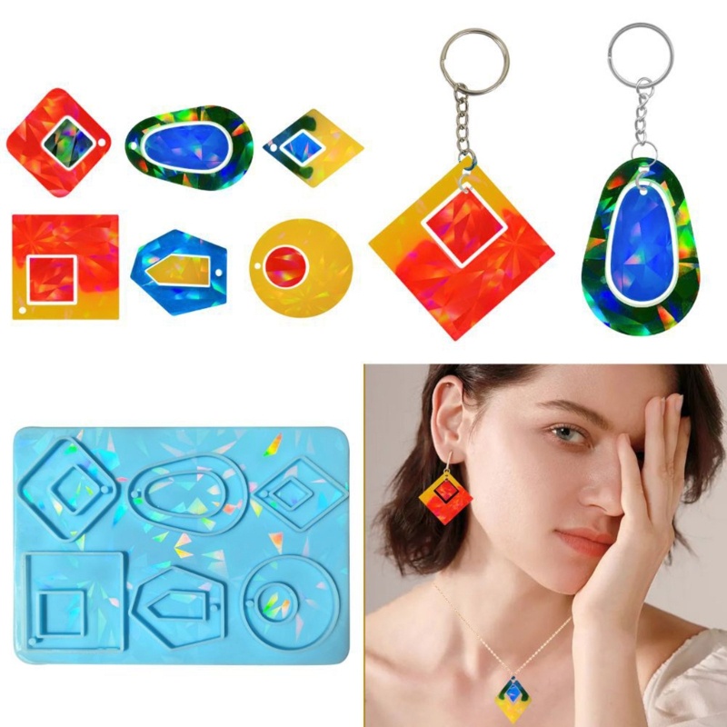 Siy Jewelry Casting Mold, Cetakan Resin Liontin Silikon Gantungan Kunci Resin Mold