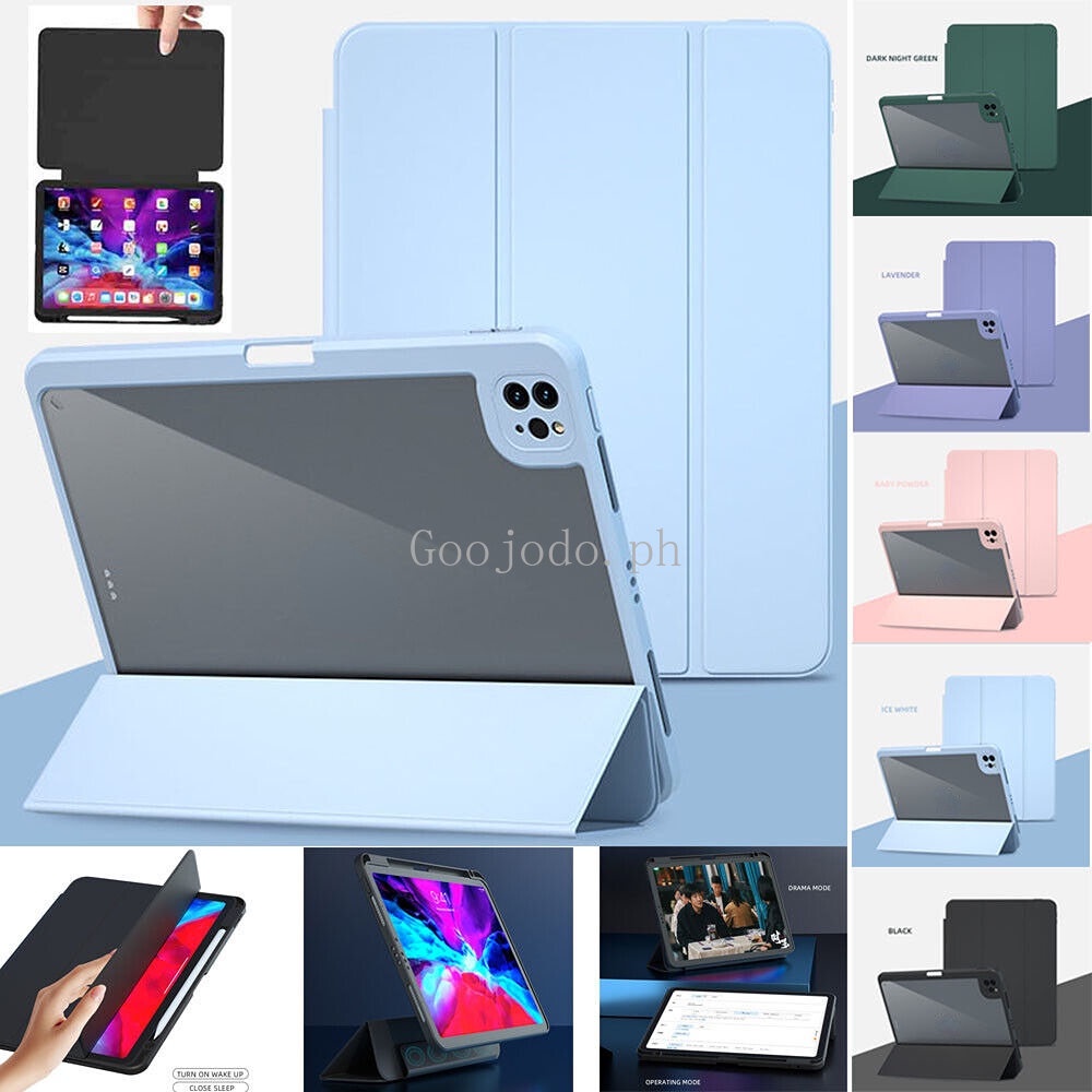 Smart PU Case Stand Cover Pen Holder Untuk iPad Mini Air Pro 9.7 10.2 10.9 11 Pro 12.9 iPad 10th2022